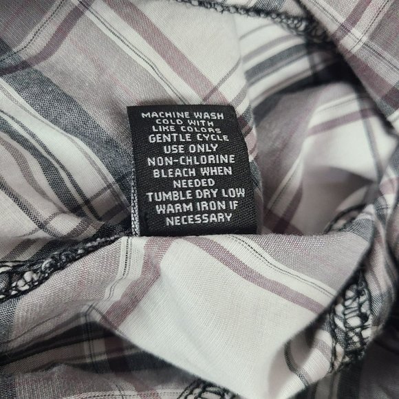 BKE Tailored Fit Long Sleeve Button Up Casual Western Shirt Mens LG Embroidered - Picture 9 of 10